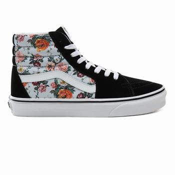 Damske Kotnikove Tenisky Vans Garden Floral Sk8-Hi Biele VA59QRPKH